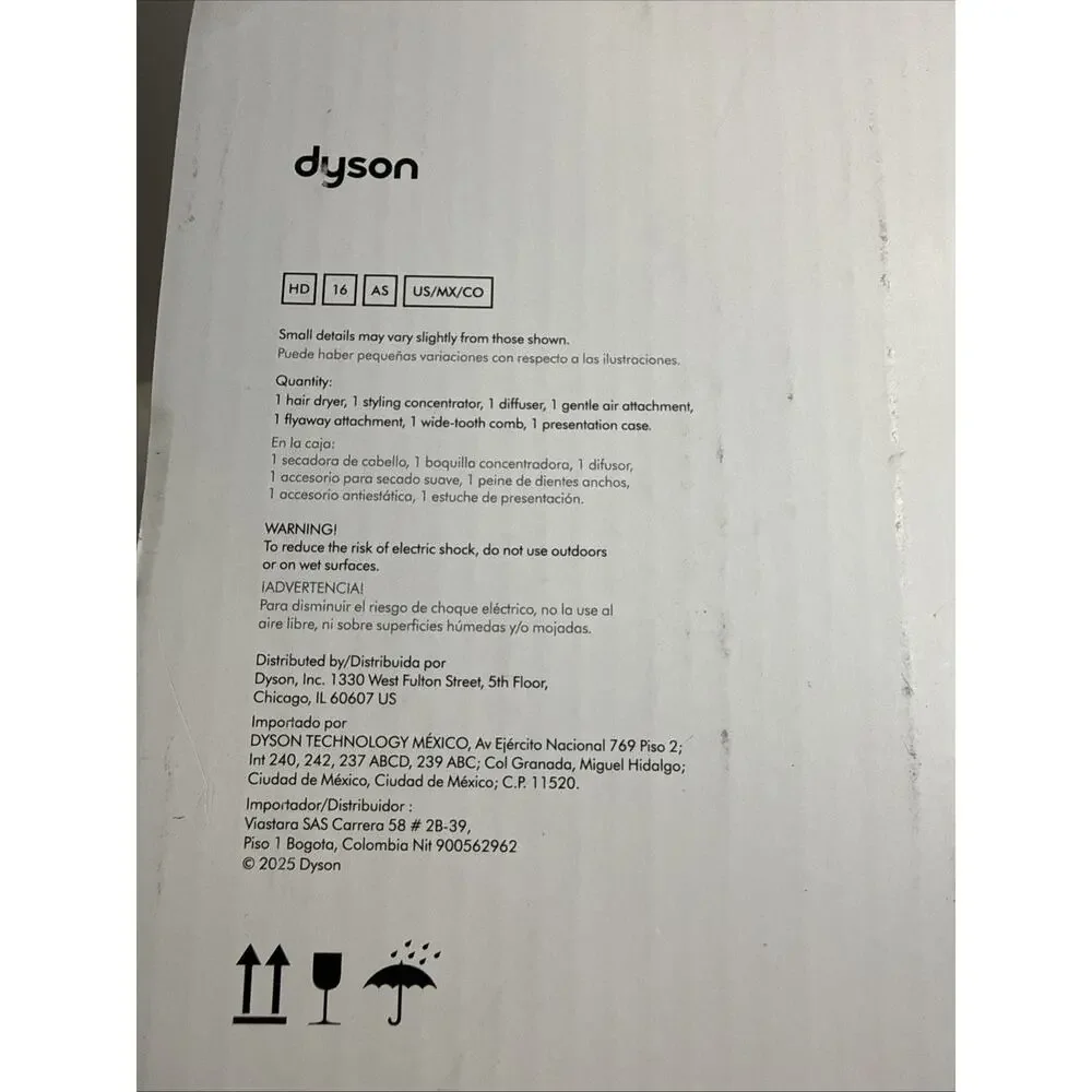 Dyson Supersonic Nural Intelligent Hair Dryer HD16 Amber Silk - New Sealed